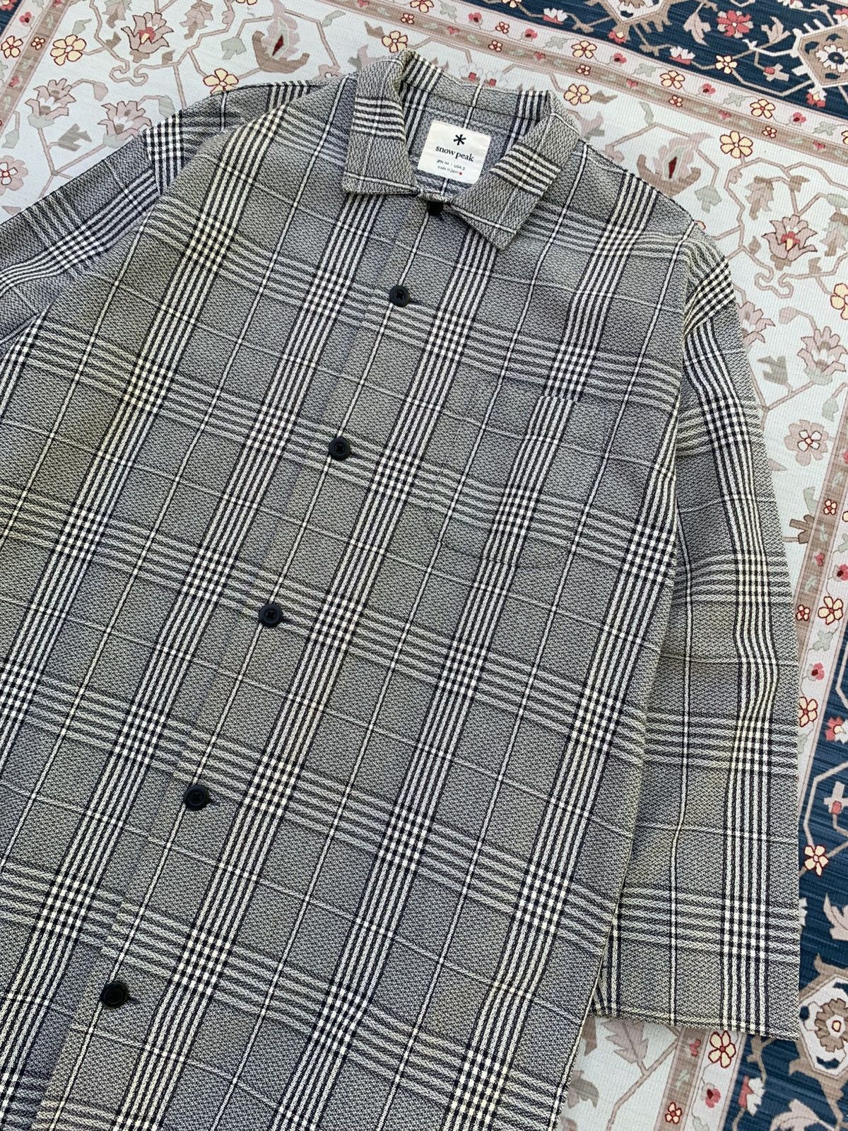 Snow Peak SNOW PEAK PLAID PATTERNED LONG COAT Size US L / EU 52-54 / 3 - 3 Thumbnail
