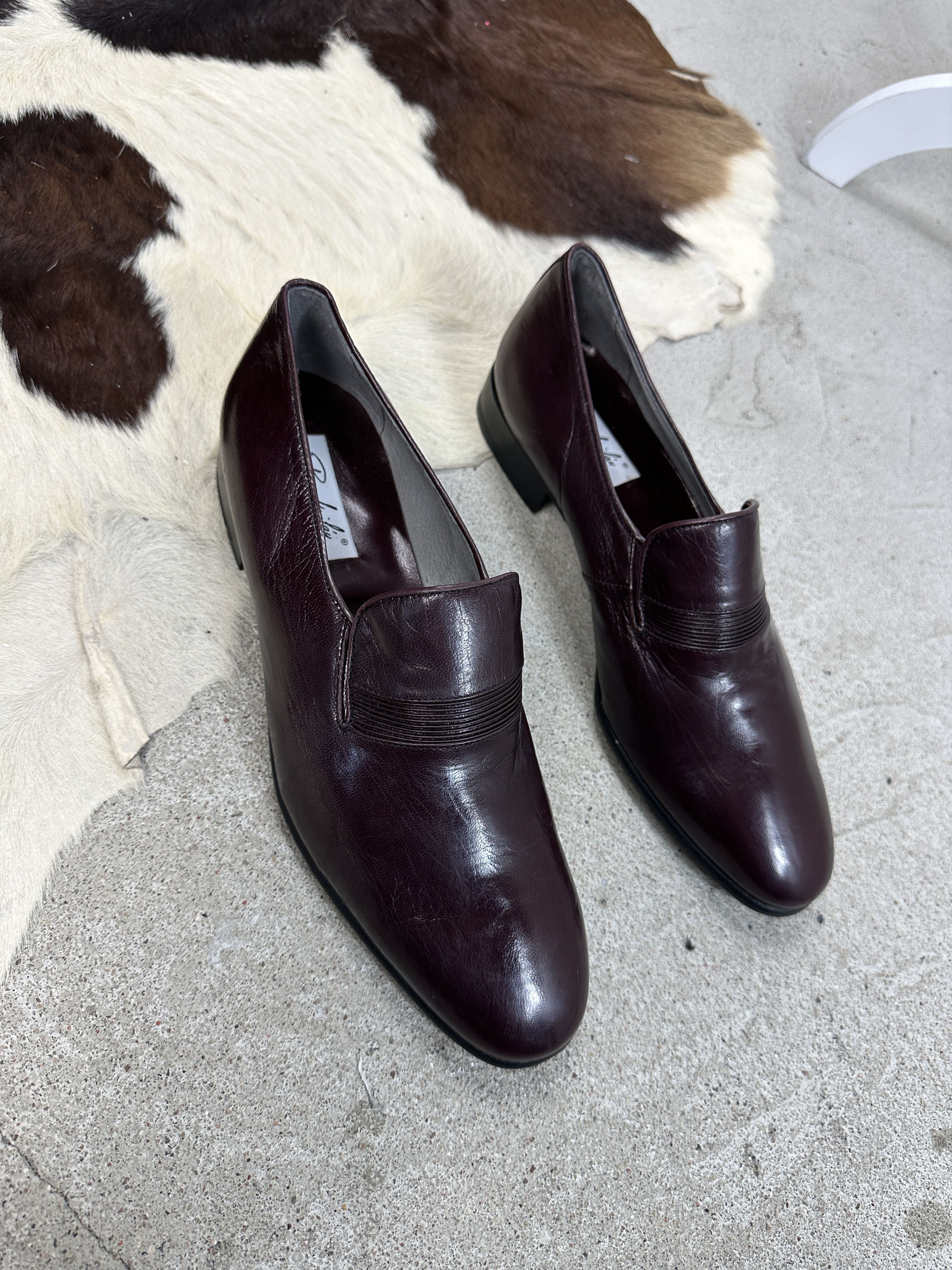 Vintage Vintage Avant Garde Leather Elegant Loafers 00s Size US 11 / EU 44 - 1 Thumbnail