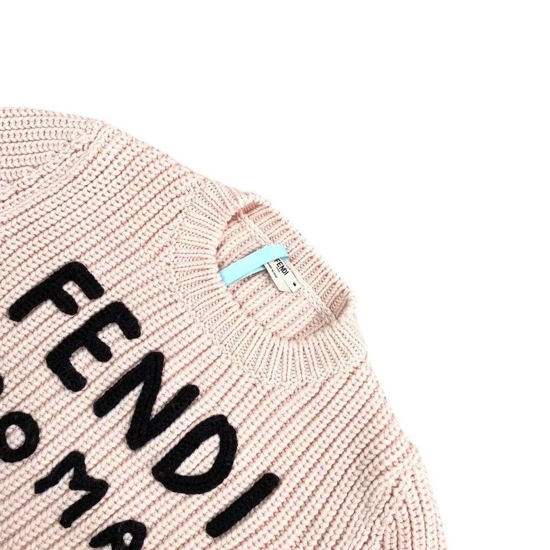 Other Fendi Cherry blossom pink thick stick needle round-neck sw Size US XXS / EU 40 - 3 Thumbnail