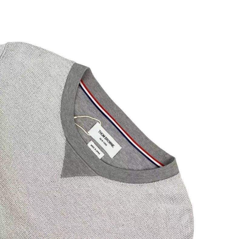 Thom Browne Thom Browne Gray round neck hoodie Size US M / EU 48-50 / 2 - 3 Thumbnail