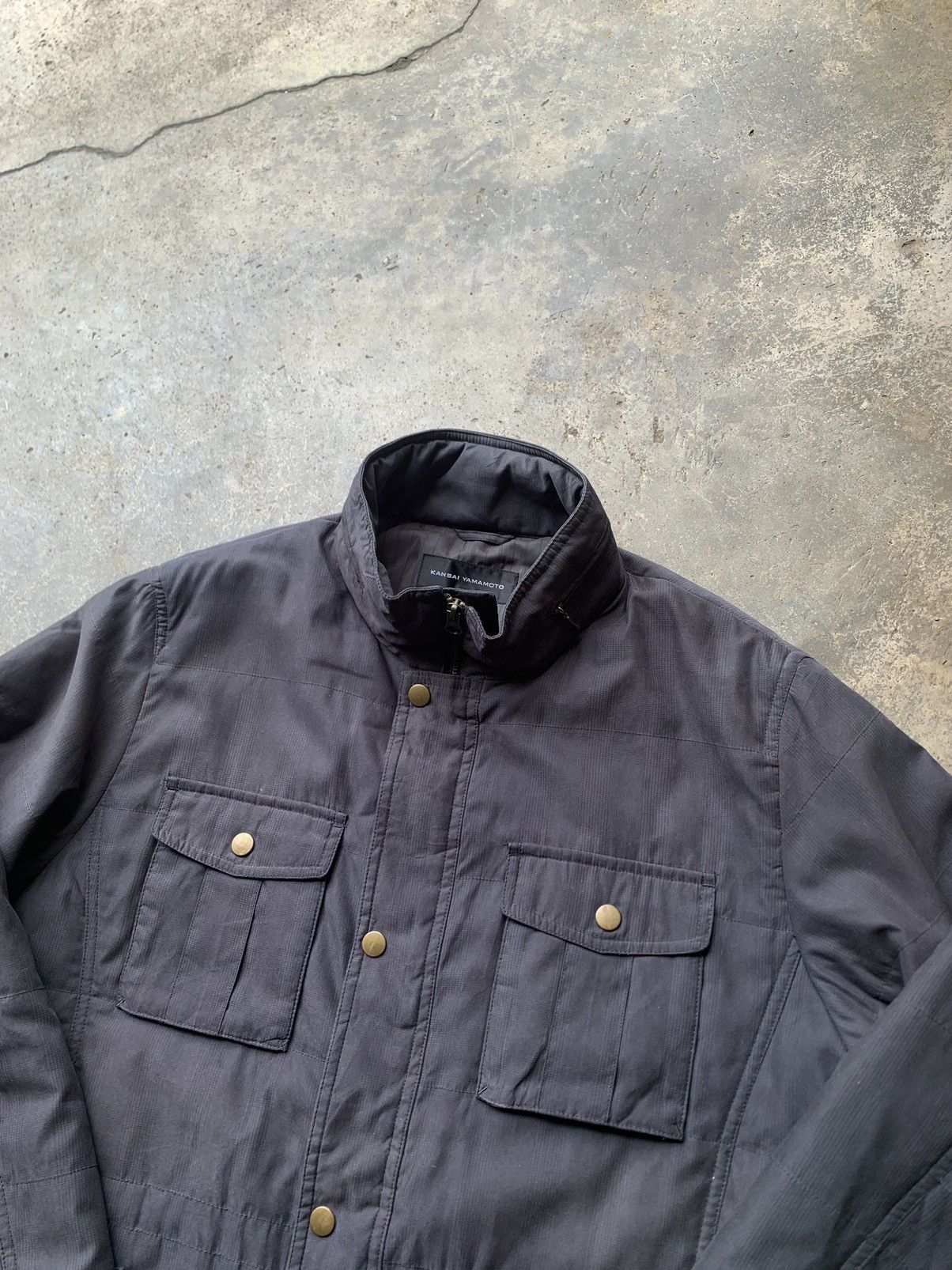 Kansai Yamamoto 🪖Vintage Kansai Yamamoto Utility Jacket Size US L / EU 52-54 / 3 - 6 Thumbnail