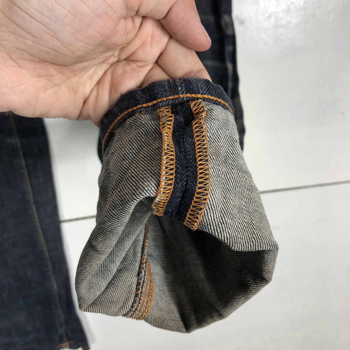 Nudie Jeans 🔥RARE PUNK STYLE DISTRESSED DENIM JEANS NUDIE JEANS Size US 26 / EU 42 - 12 Thumbnail
