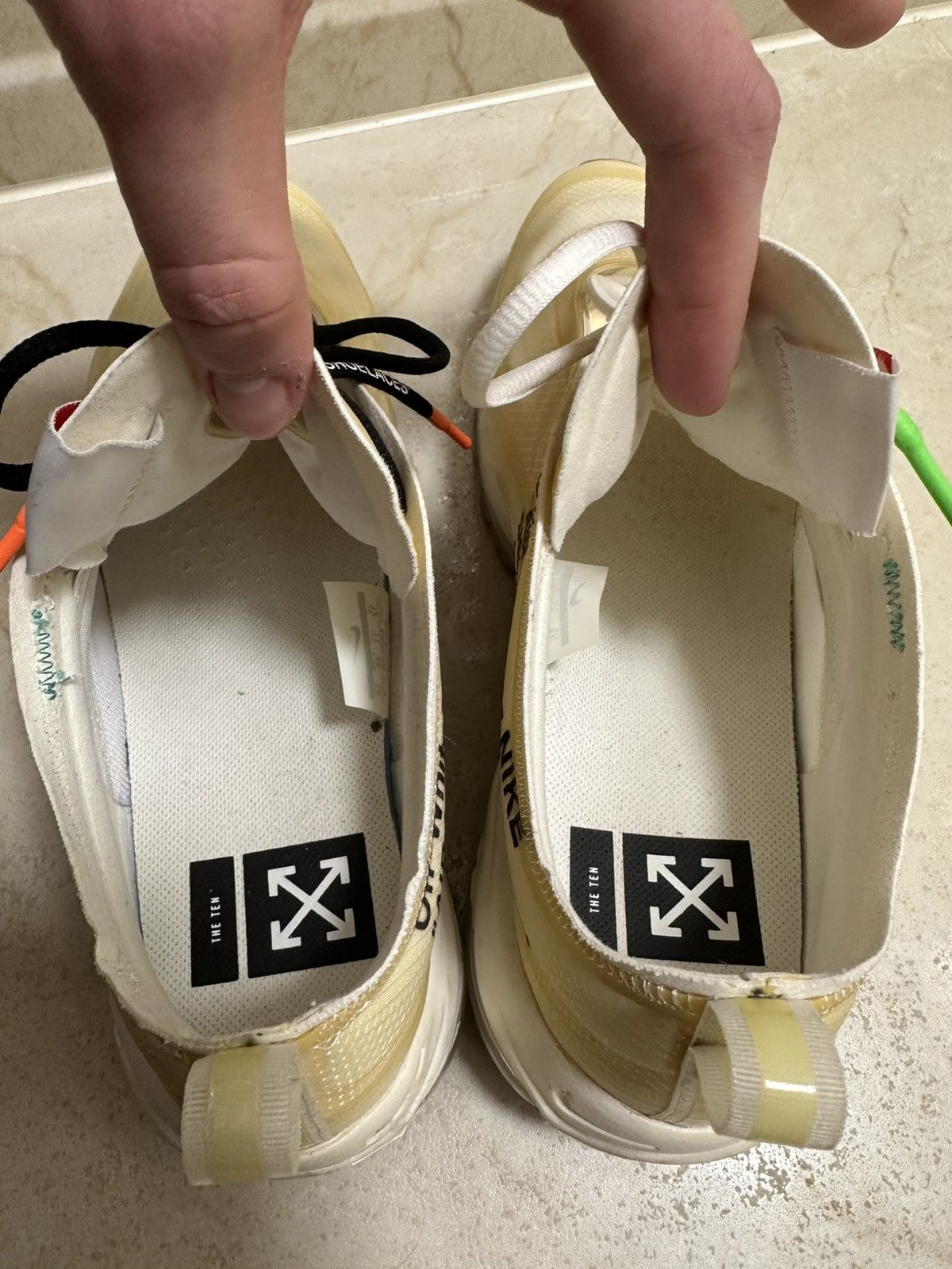 Nike × Off-White × Virgil Abloh Nike Off-White Air Max 97 Sz. 12 Size US 12 / EU 45 - 9 Thumbnail