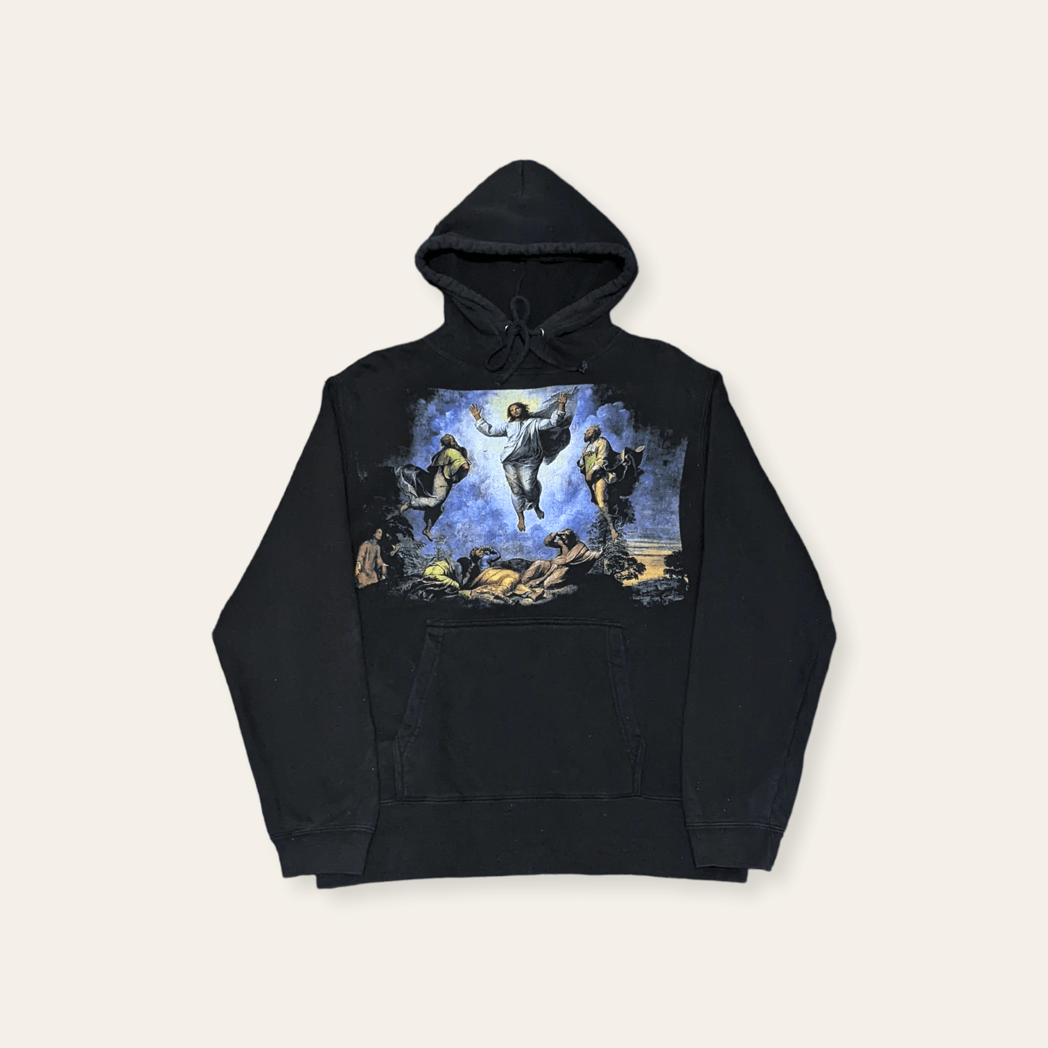 Vintage Vintage Rare Raphael Transfiguration Jesus Christ Art Hoodie Size US S / EU 44-46 / 1 - 2 Thumbnail