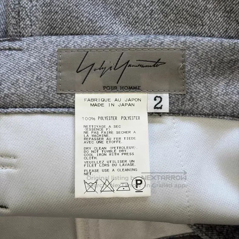 Yohji Yamamoto Yohji Yamamoto size 2 15ss Fake Pocket Grey Pants Size US 28 / EU 44 - 6 Thumbnail