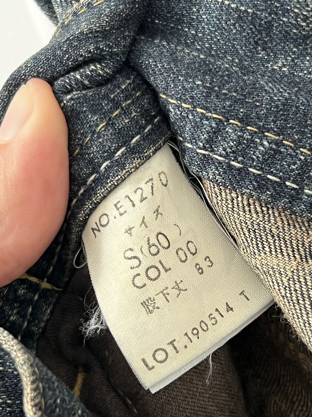 Japanese Brand P627 ET/ET BOITE FLARED DENIM MADE IN JAPAN Size US 30 / EU 46 - 10 Thumbnail