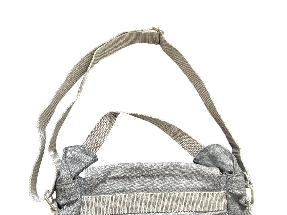 A.P.C. A.P.C Silver paint coated Canvas Sling Bag Size ONE SIZE - 7 Thumbnail