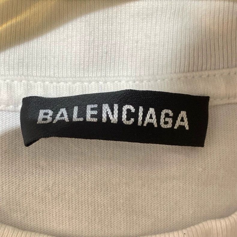 Balenciaga Balenciaga Crown Logo Letter Printed Short Sleeve T-Shirt Size US S / EU 44-46 / 1 - 6 Thumbnail