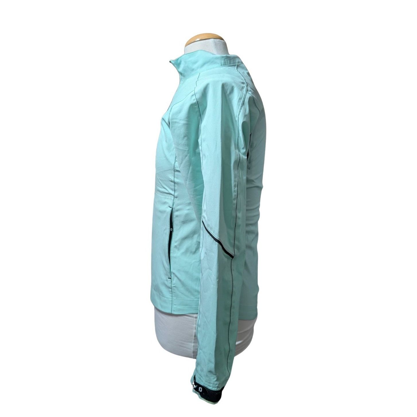 Footjoy FootJoy DryJoys Golf Jacket Teal Women’s Size XS USED Size XS / US 0-2 / IT 36-38 - 2 Thumbnail