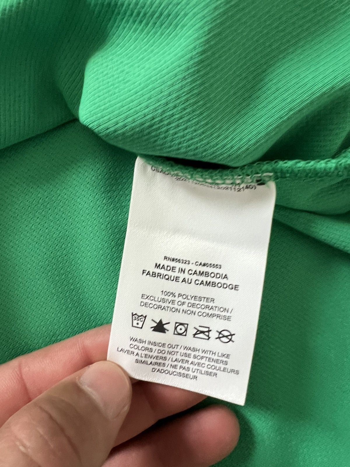 Nike Nike Court Advantage Slam Green Blue Long Sleeve Polo - Size US M / EU 48-50 / 2 - 8 Thumbnail