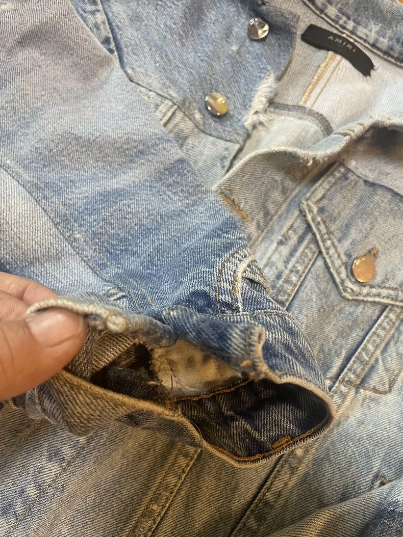 Amiri Amiri Patchwork Denim Jacket Size US XS / EU 42 / 0 - 3 Thumbnail
