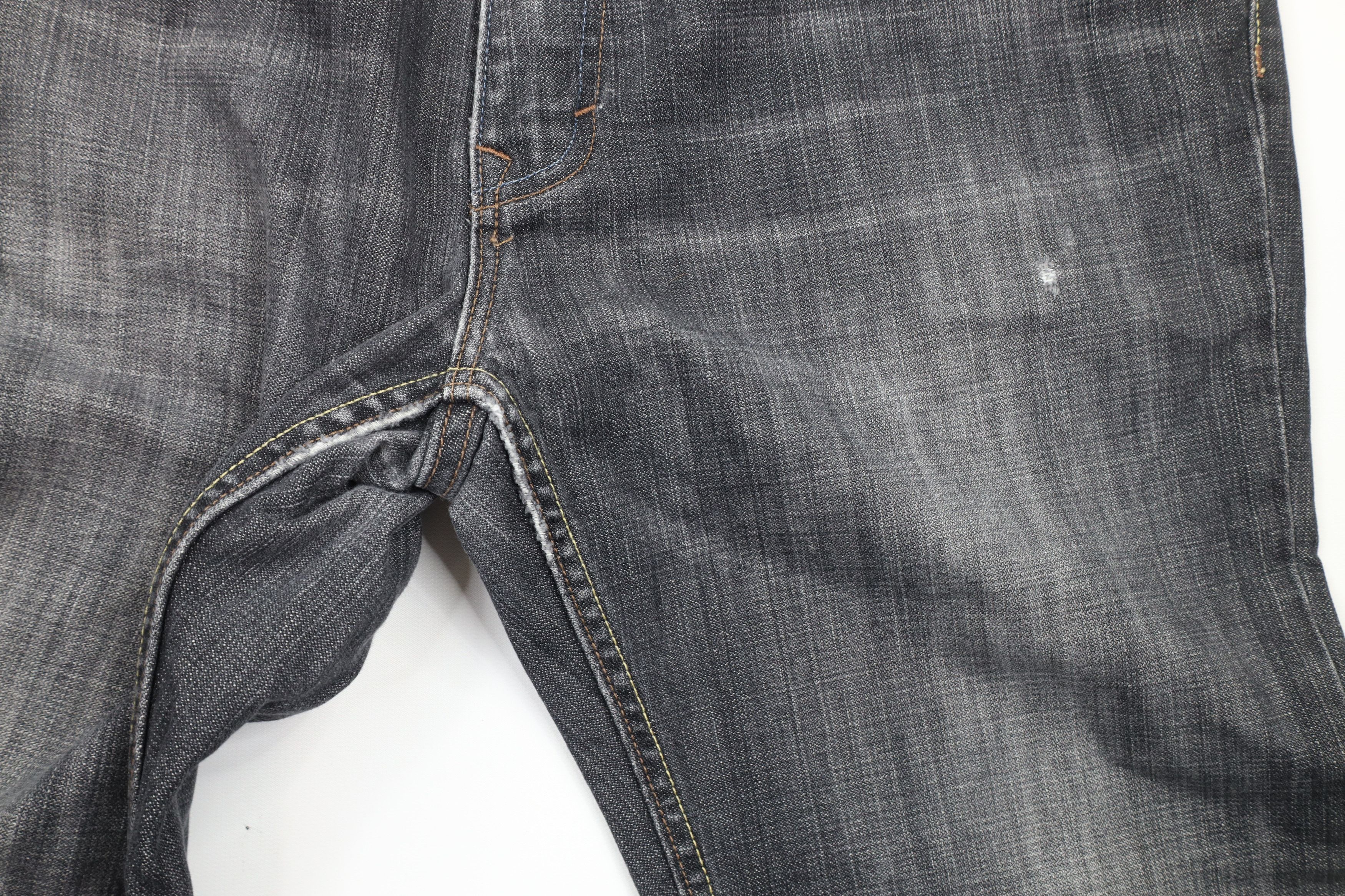 Banana Republic Vintage Banana Republic Wide Leg Denim Jeans Gray Cotton Size US 34 / EU 50 - 5 Thumbnail