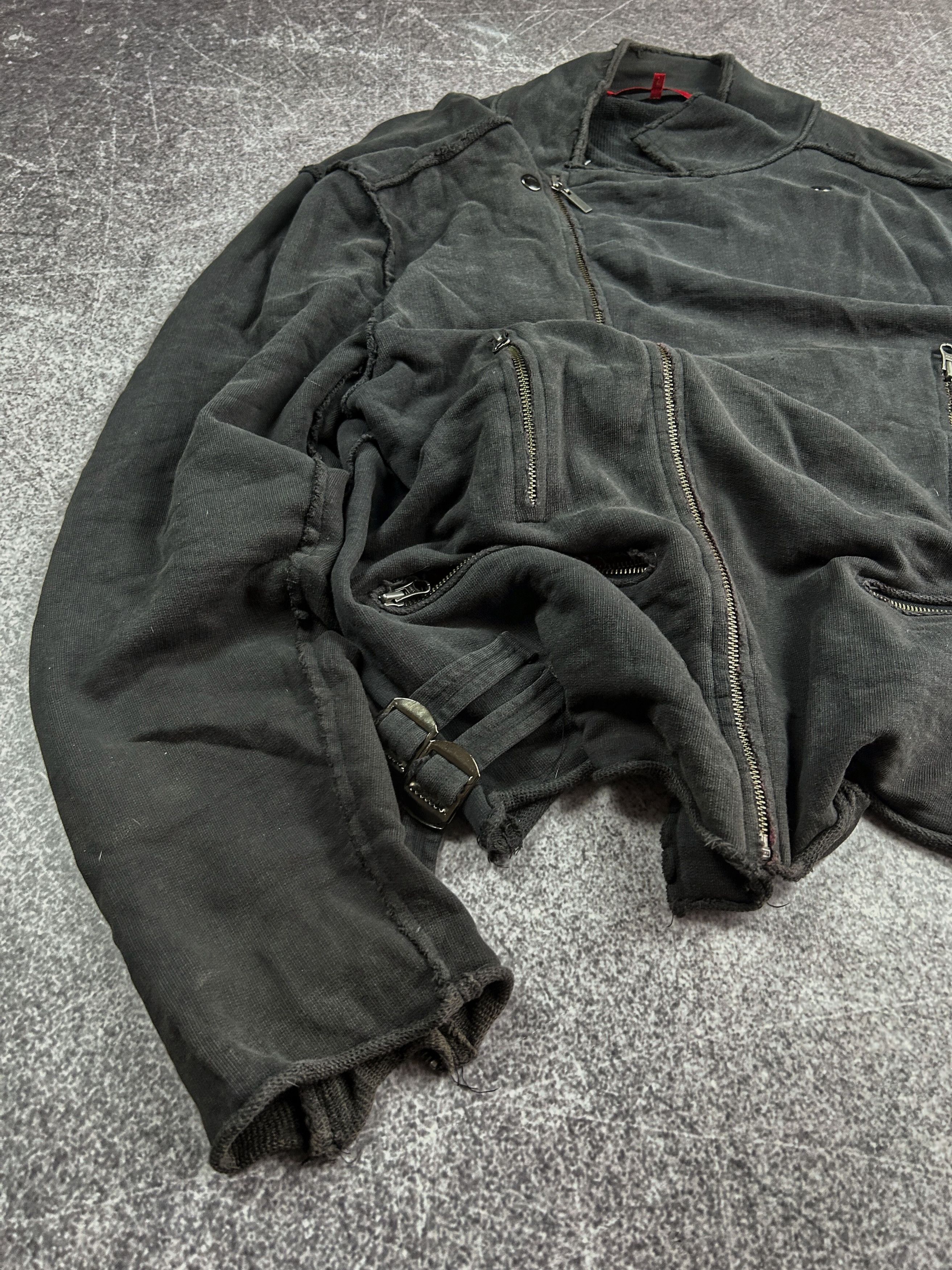 VTG Rock Star Rick Owens Balenciaga Style Zip Hoodie Opium