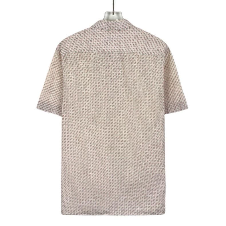 Louis Vuitton Louis Vuitton Colorblock logo full print cotton lapel shor Size US S / EU 44-46 / 1 - 2 Thumbnail