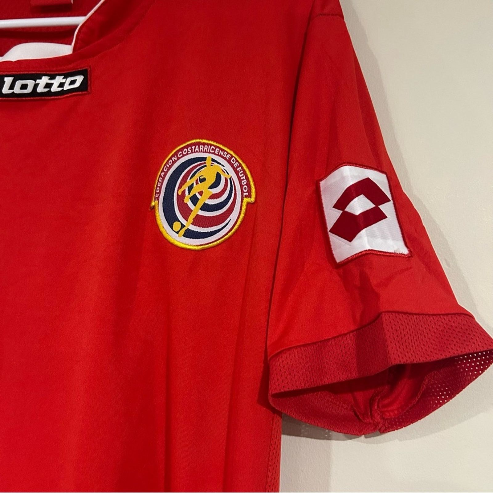 Lotto Sport 2013 Costa Rica Soccer Jersey Size US L / EU 52-54 / 3 - 4 Thumbnail