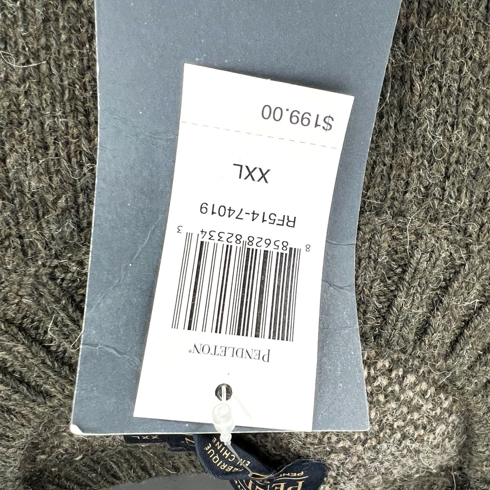 Pendleton VINTAGE Pendleton Men’s Shetland Wool Harding Crew Neck Sweater 2XL Green Classic Pullover Knits Mens Size US XXL / EU 58 / 5 - 6 Thumbnail