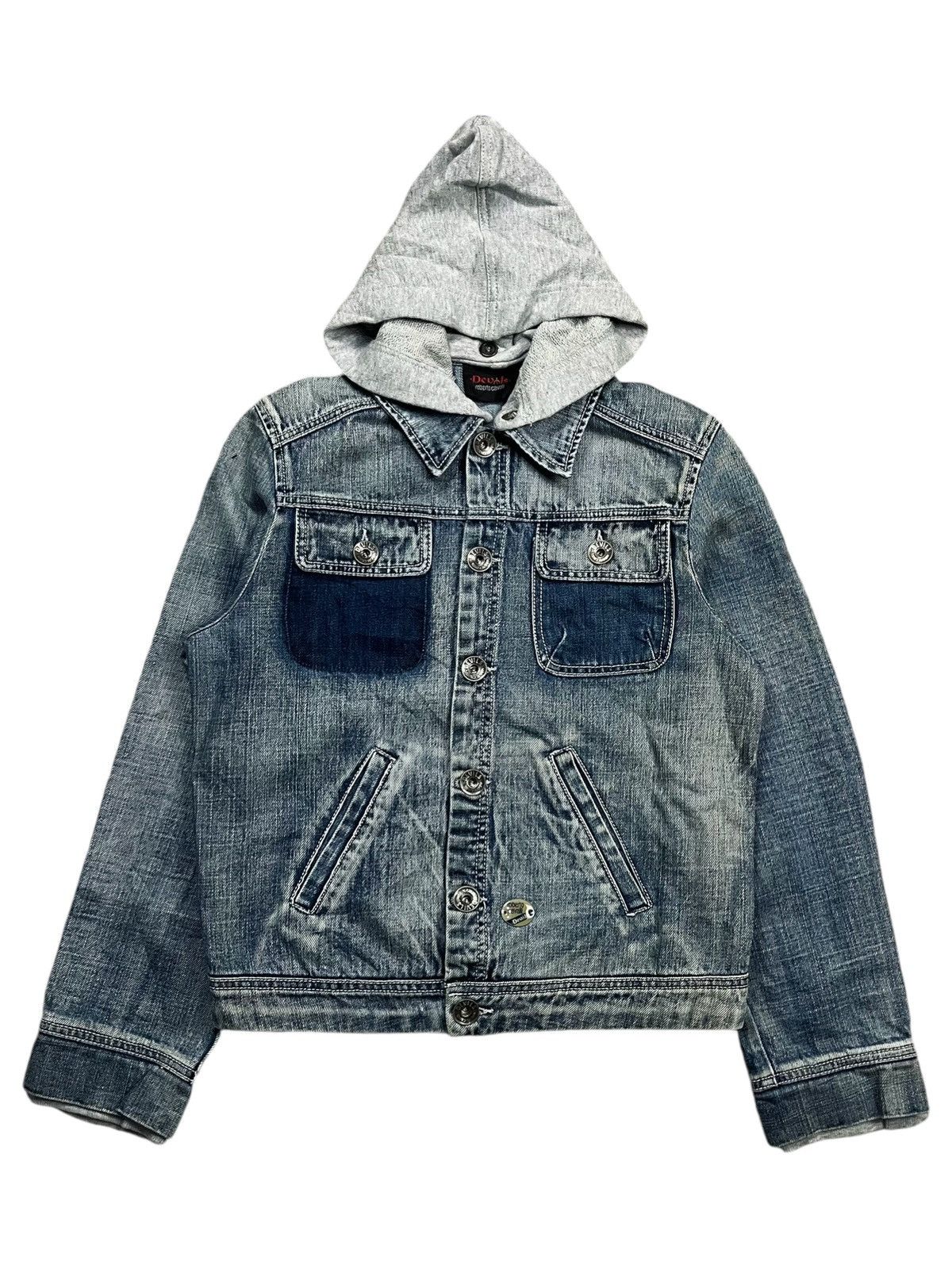 If Six Was Nine 2000s Roberto Cavalli - Devils Bono Denim Jacket Size US XS / EU 42 / 0 - 2 Thumbnail
