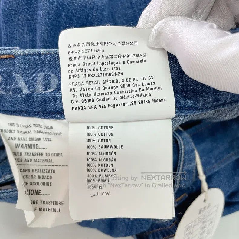 Prada Prada Blue denim skirt Size 24" / US 00 / IT 34 - 7 Thumbnail