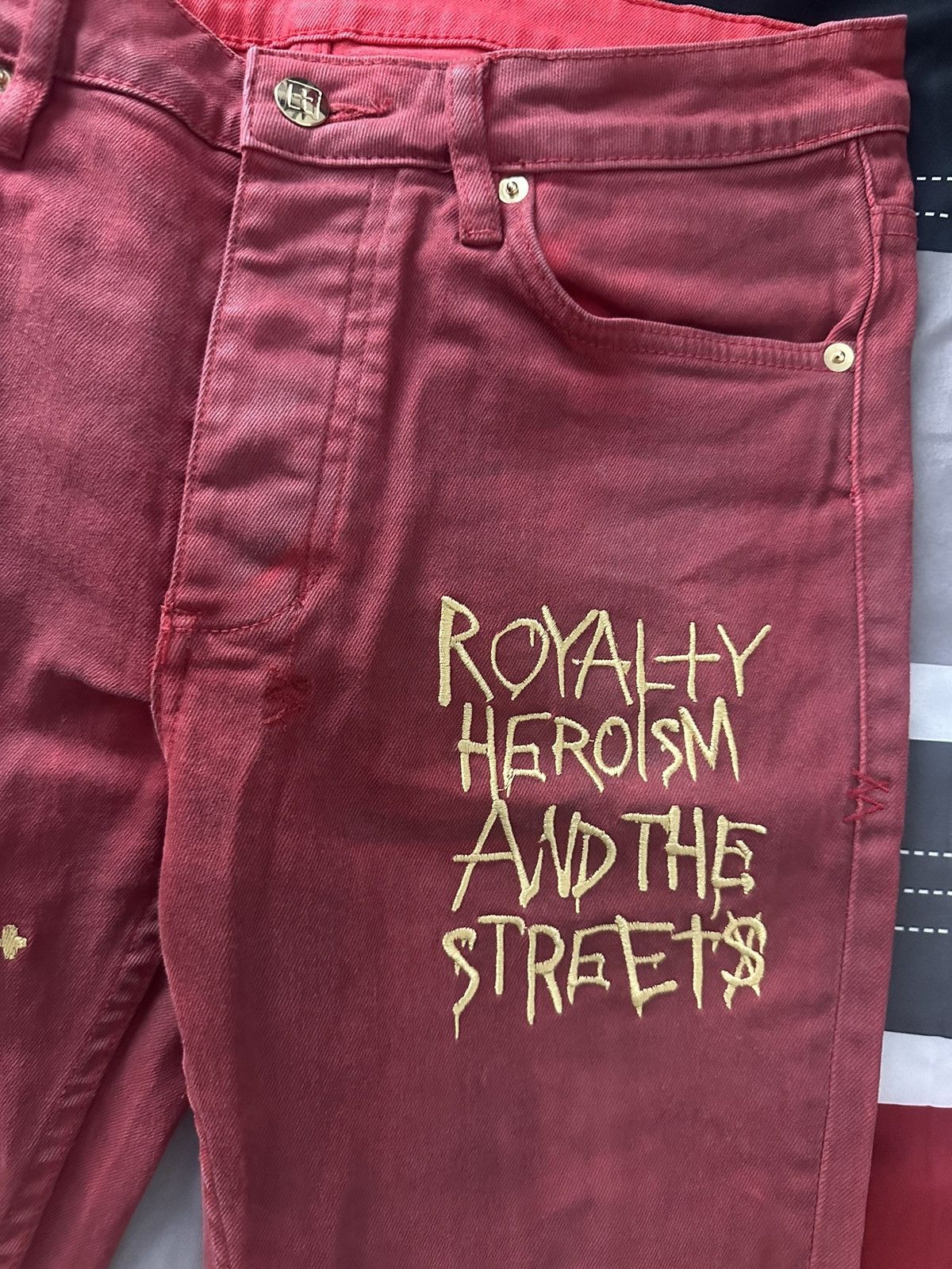 Ksubi KSUBI Red Chitch Jeans Size US 31 - 4 Thumbnail