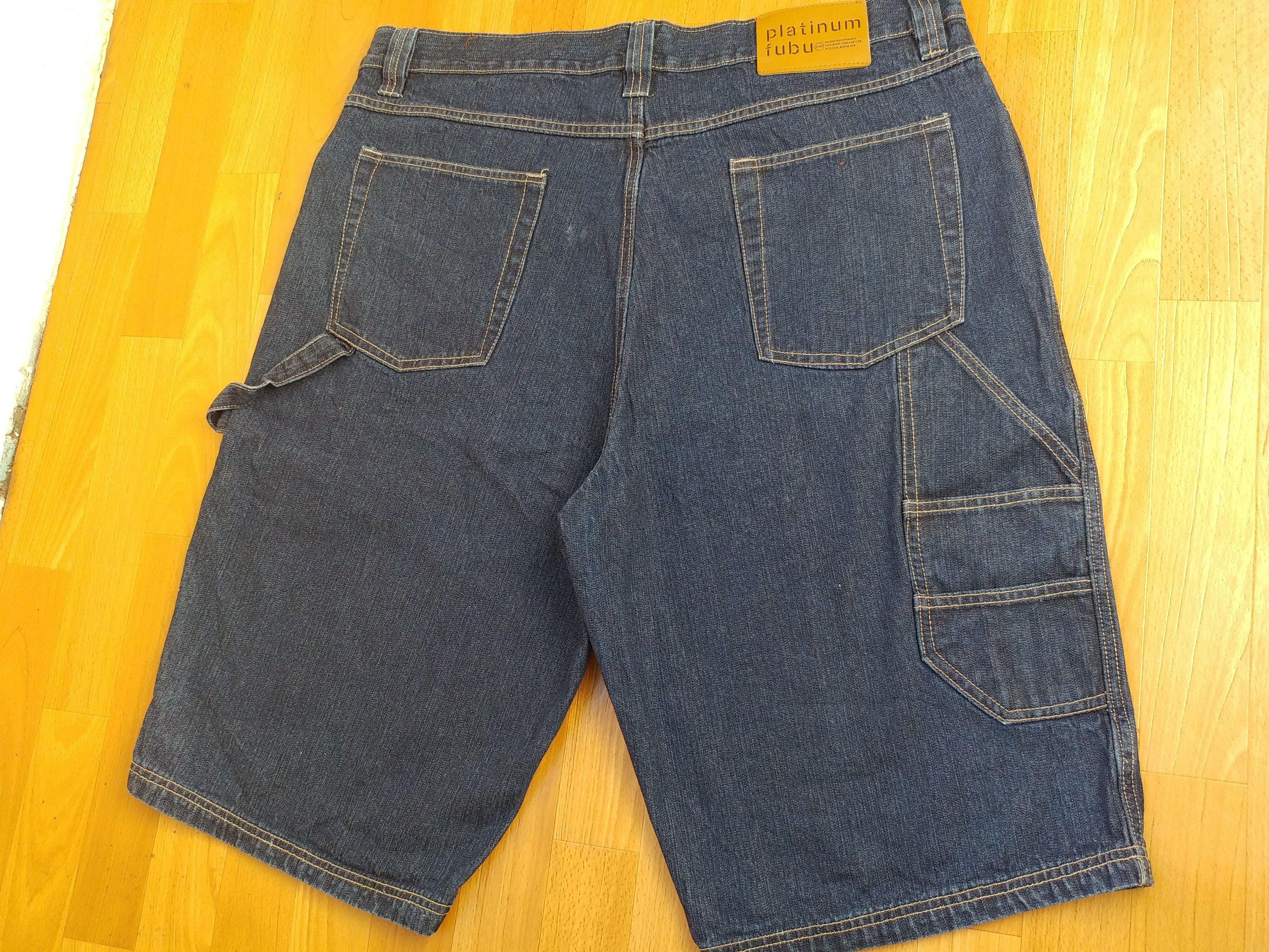 Fubu Platinum FUBU jeans shorts, old school vintage baggy 40 Size US 40 / EU 56 - 3 Thumbnail