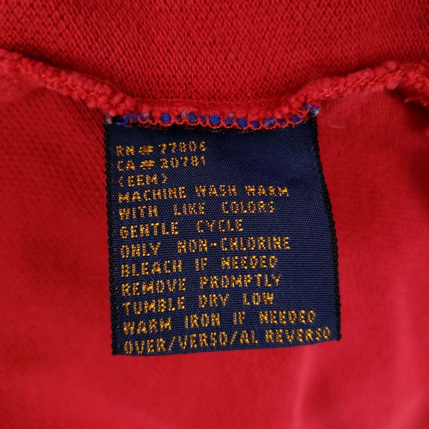 Tommy Hilfiger Tommy Hilfiger Golf Polo Shirt Mens L Red Logo Short Sleeves Performance Polo Shirt Size US L / EU 52-54 / 3 - 4 Thumbnail