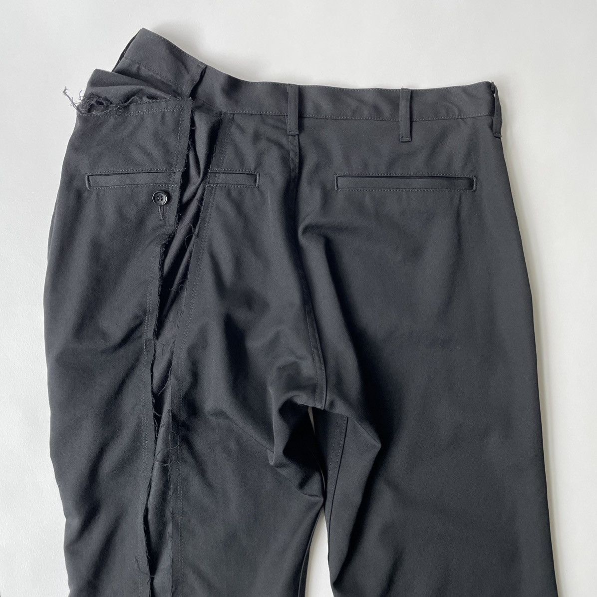 Comme des Garcons A/W 06 ‘Reworked’ Black Wool Trousers Size 26" / US 2 / IT 38 - 12 Thumbnail