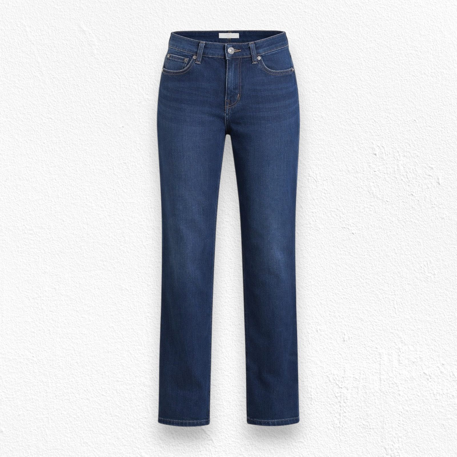 Other Dark Wash Mid Rise Straight Leg Stretch Denim Jeans Size 8 Size 30" / US 8 / IT 44 - 1 Thumbnail