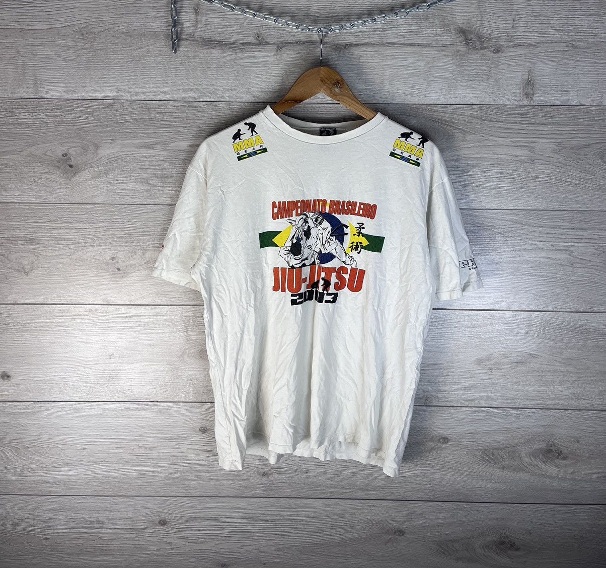 Japanese Brand Mens T-shirt sport MMA Gear Brazil vintage Size US S / EU 44-46 / 1 - 1 Thumbnail