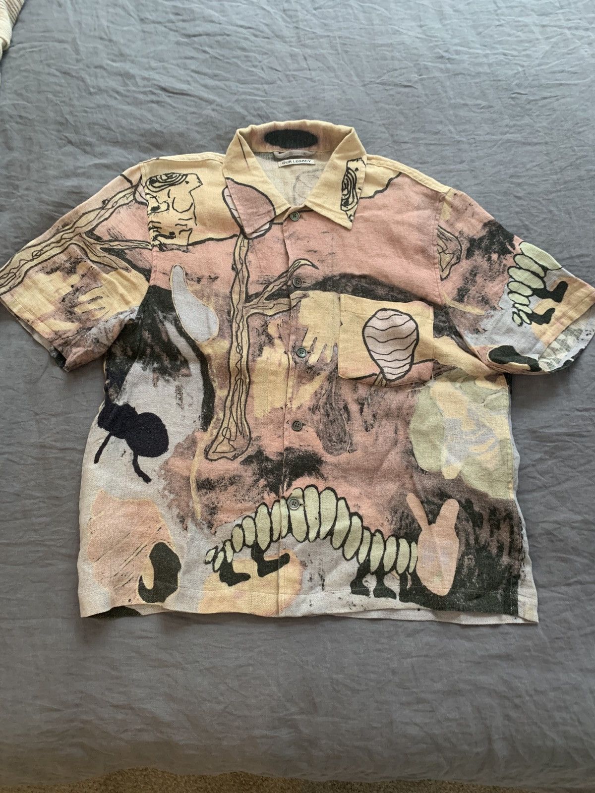 Our Legacy OL Acid Landscape Shirt - READ DESCRIPTION Size US M / EU 48-50 / 2 - 1 Thumbnail