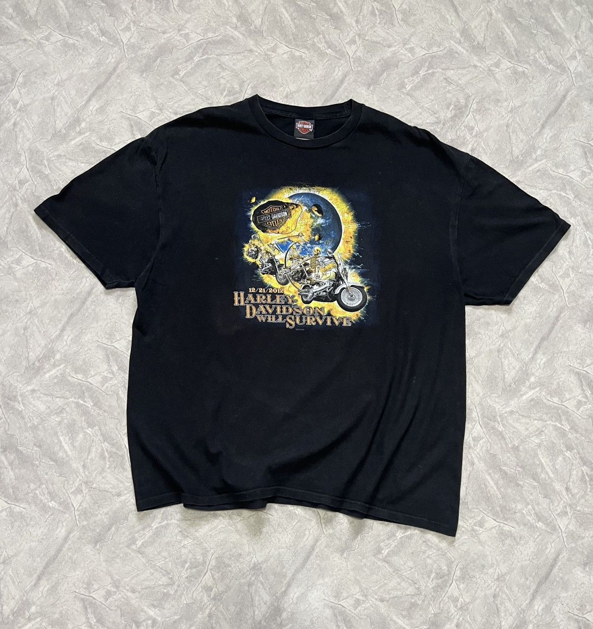 Harley Davidson Harley Davidson Black Tee Size US XXL / EU 58 / 5 - 1 Thumbnail