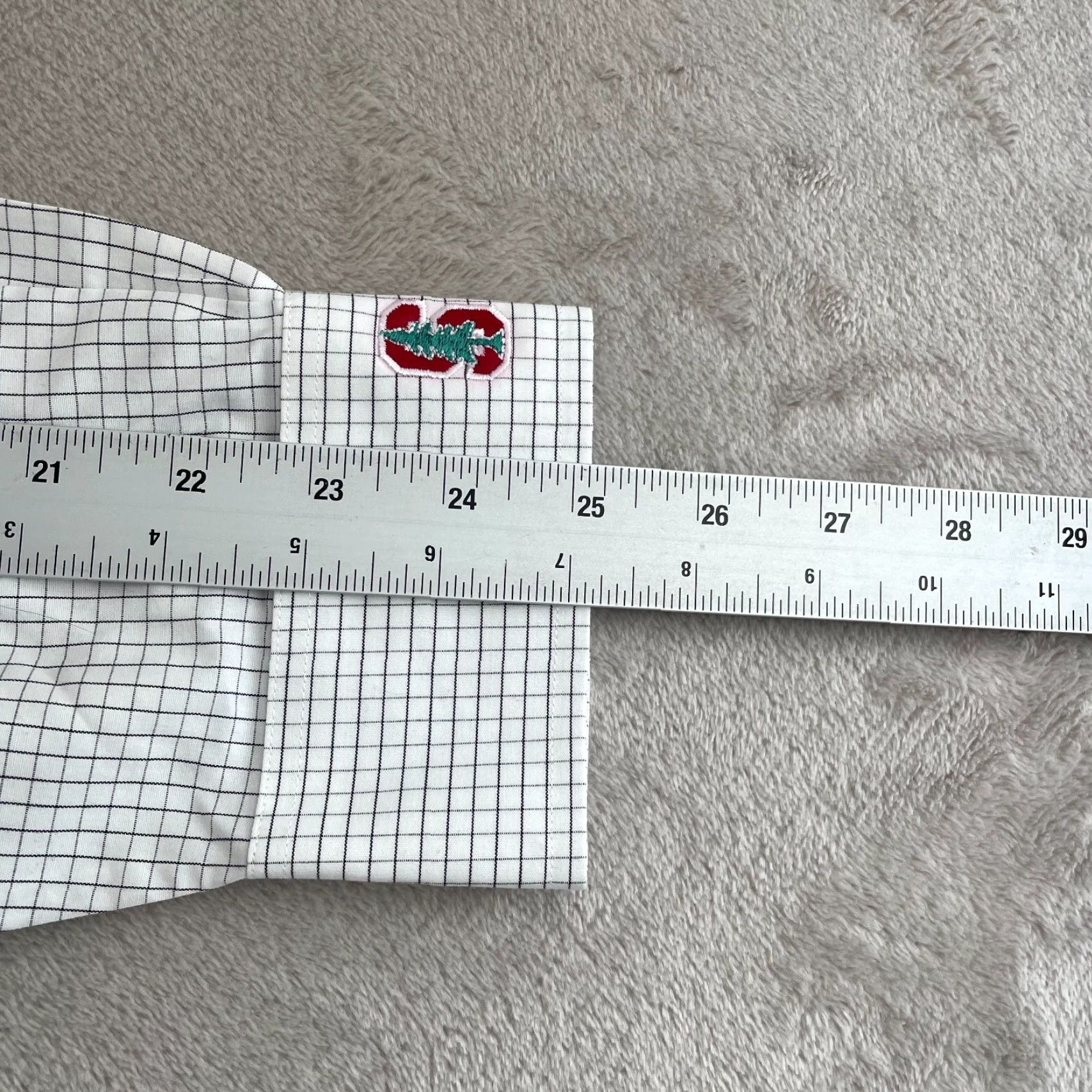 Brooks Brothers Brooks Brothers Stanford Dress Shirt Men 15.5 34-35 White Check Non-Iron NWOT Size 42R - 8 Thumbnail