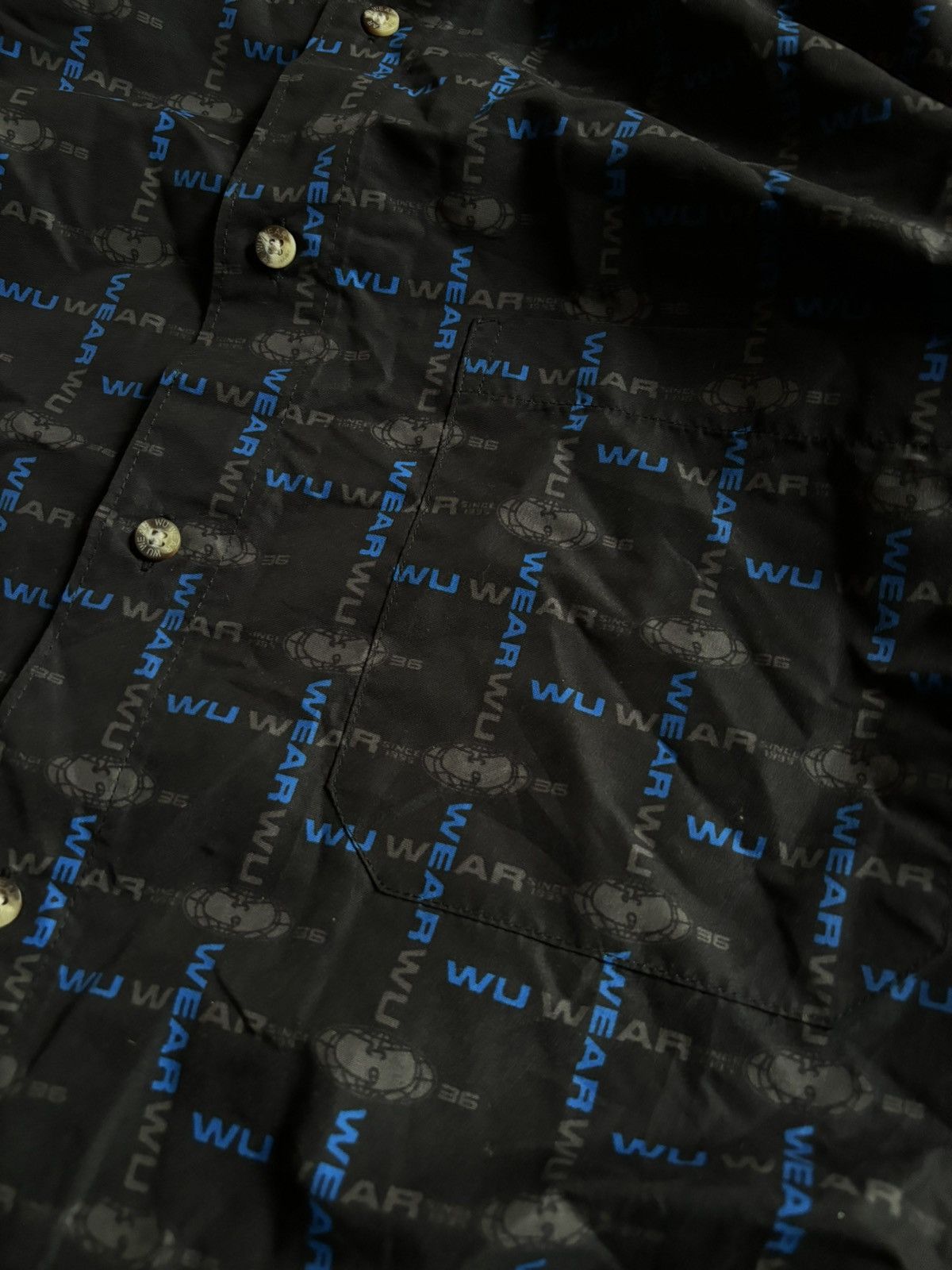 Vintage × Wu-Tang Clan Wu Wear Button Shirt 90s-00s Size US XXL / EU 58 / 5 - 2 Thumbnail