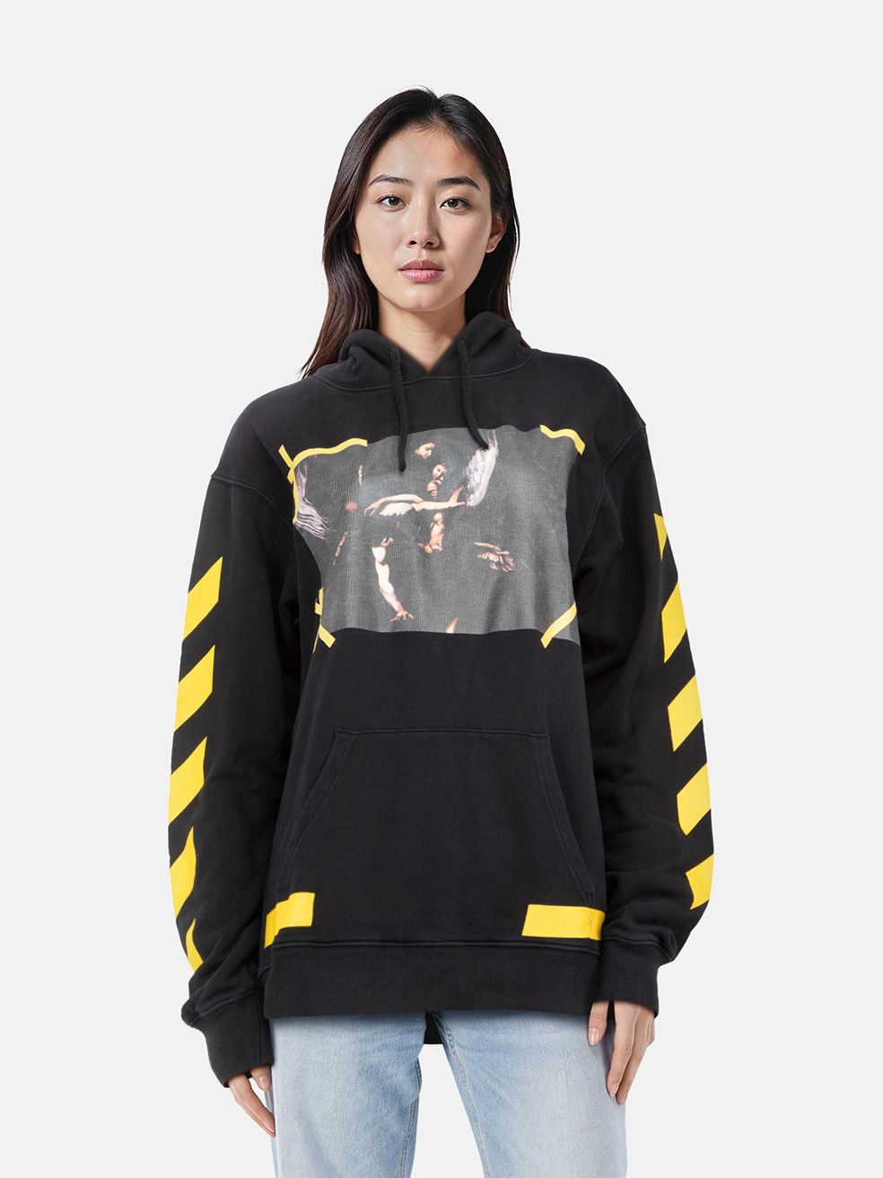 Off-White Black Caravaggio Arrow Hoodie Size M / US 6-8 / IT 42-44 - 1 Thumbnail