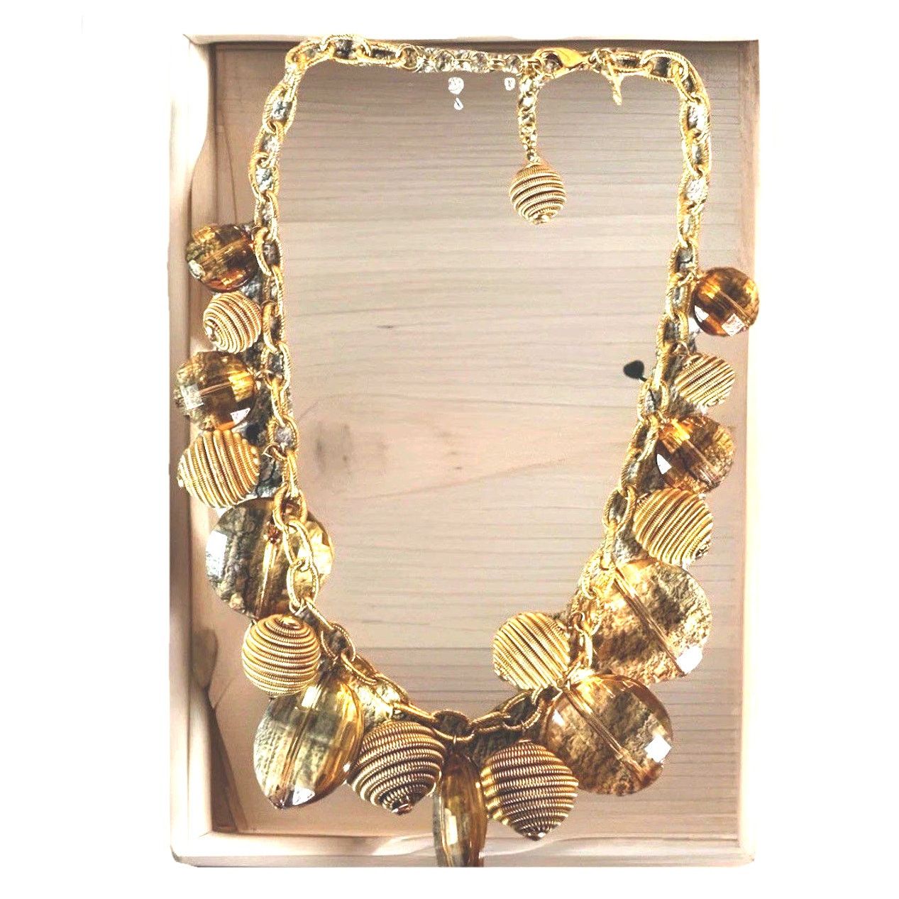 Kate Spade Kate Spade New York Women's Gold Acorn Faux Amber Necklace Size ONE SIZE - 1 Thumbnail