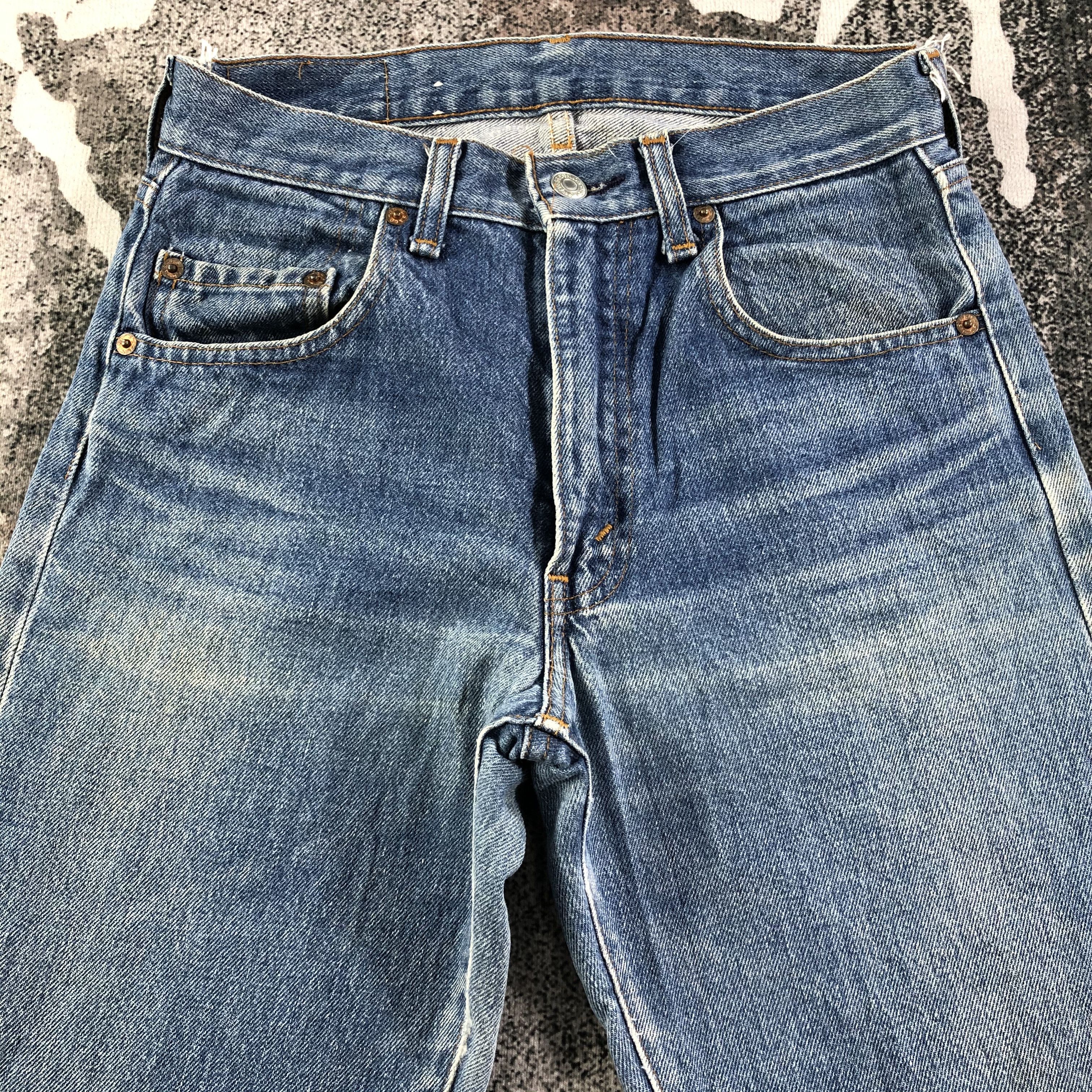 Levi's Vintage Levis 502 Jeans Medium Wash Denim KJ1661 Size US 27 - 3 Thumbnail