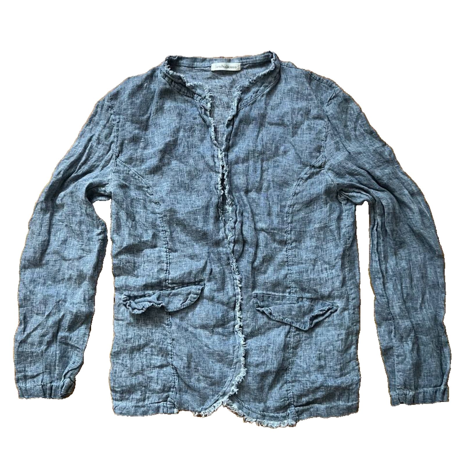 Richardson John Paul Richard Italy linen jacket w/ Pockets S A002041 Size S / US 4 / IT 40 - 1 Thumbnail