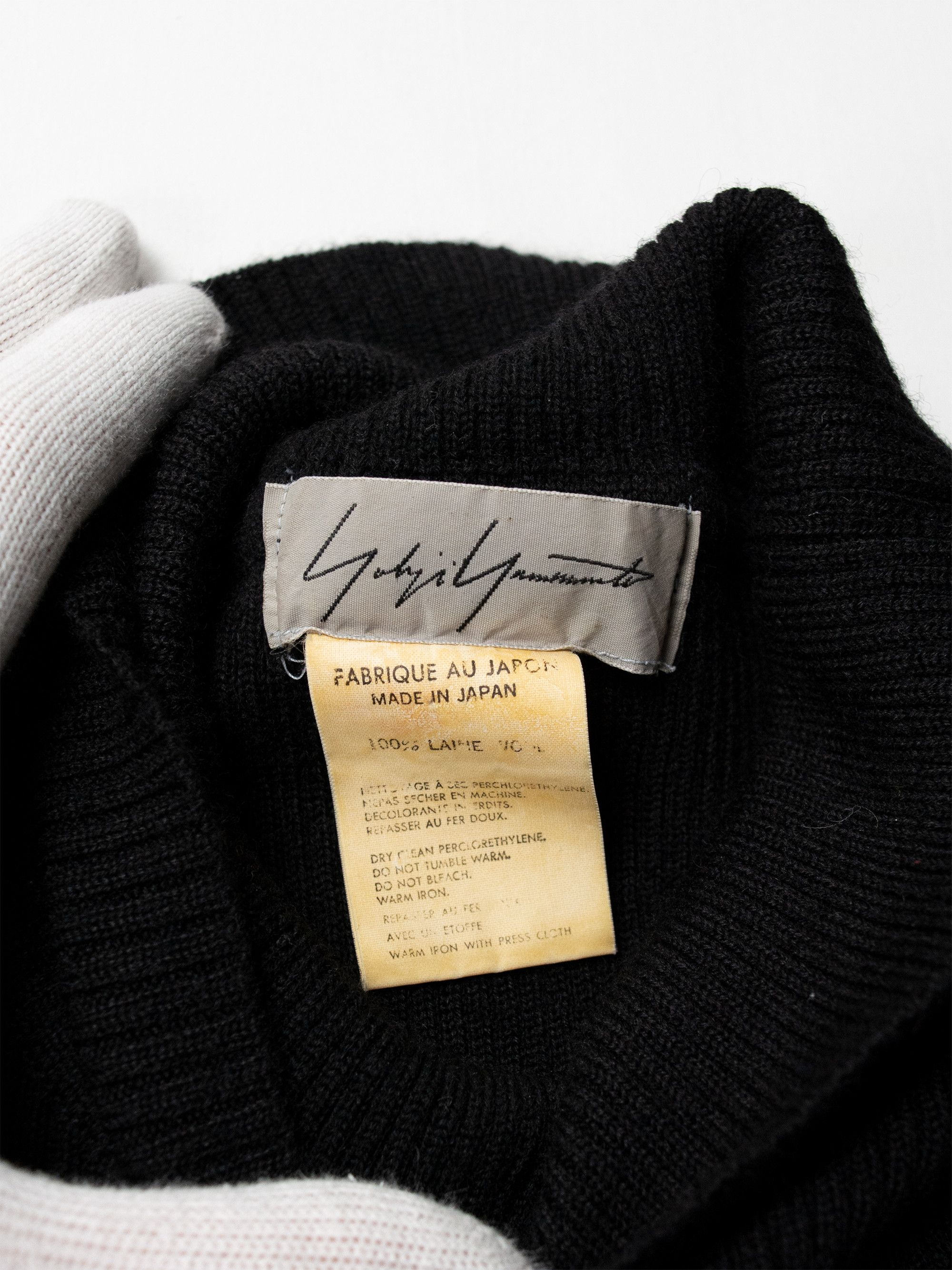 Yohji Yamamoto Yohji Yamamoto - A/W 1992 - wool turtleneck sweater Size M / US 6-8 / IT 42-44 - 5 Thumbnail