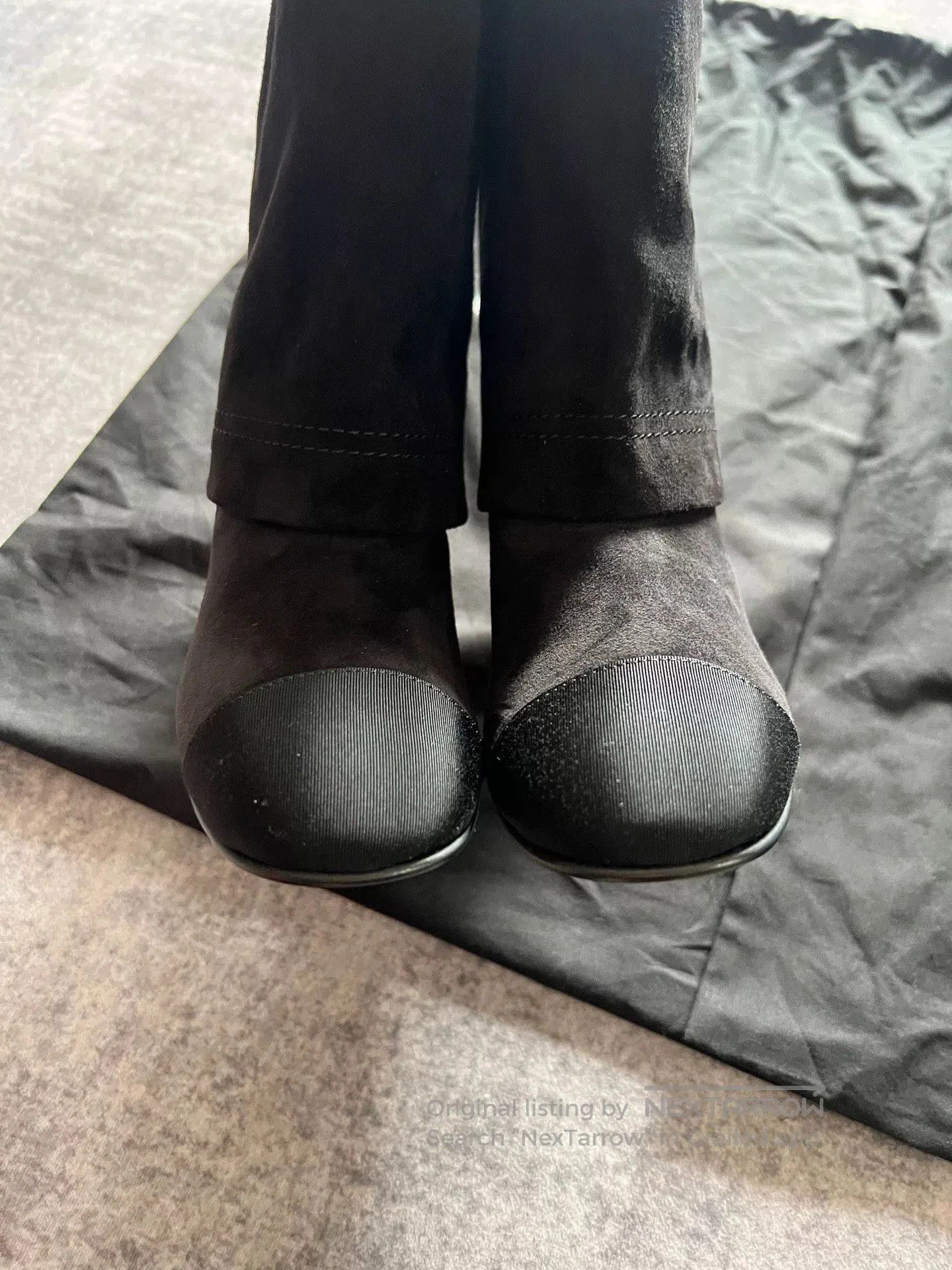 Chanel Chanel Velvet Suede Tall Boots Size 37. Size US 6 / IT 36 - 6 Thumbnail