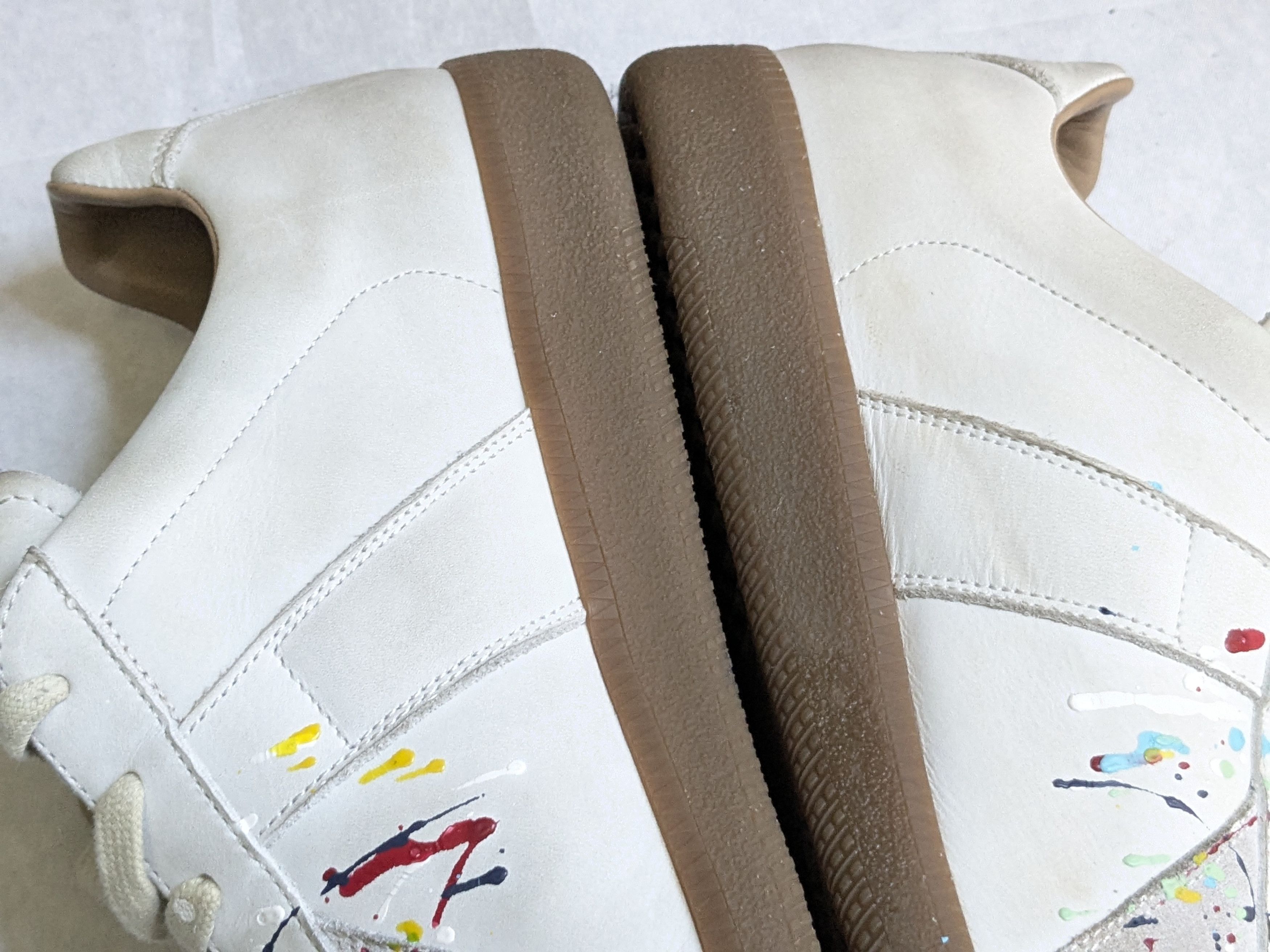 Maison Margiela Maison Margiela Replica GAT Sneaker 46.5 13.5 Paint Splatter Size US 13 / EU 46 - 16 Thumbnail