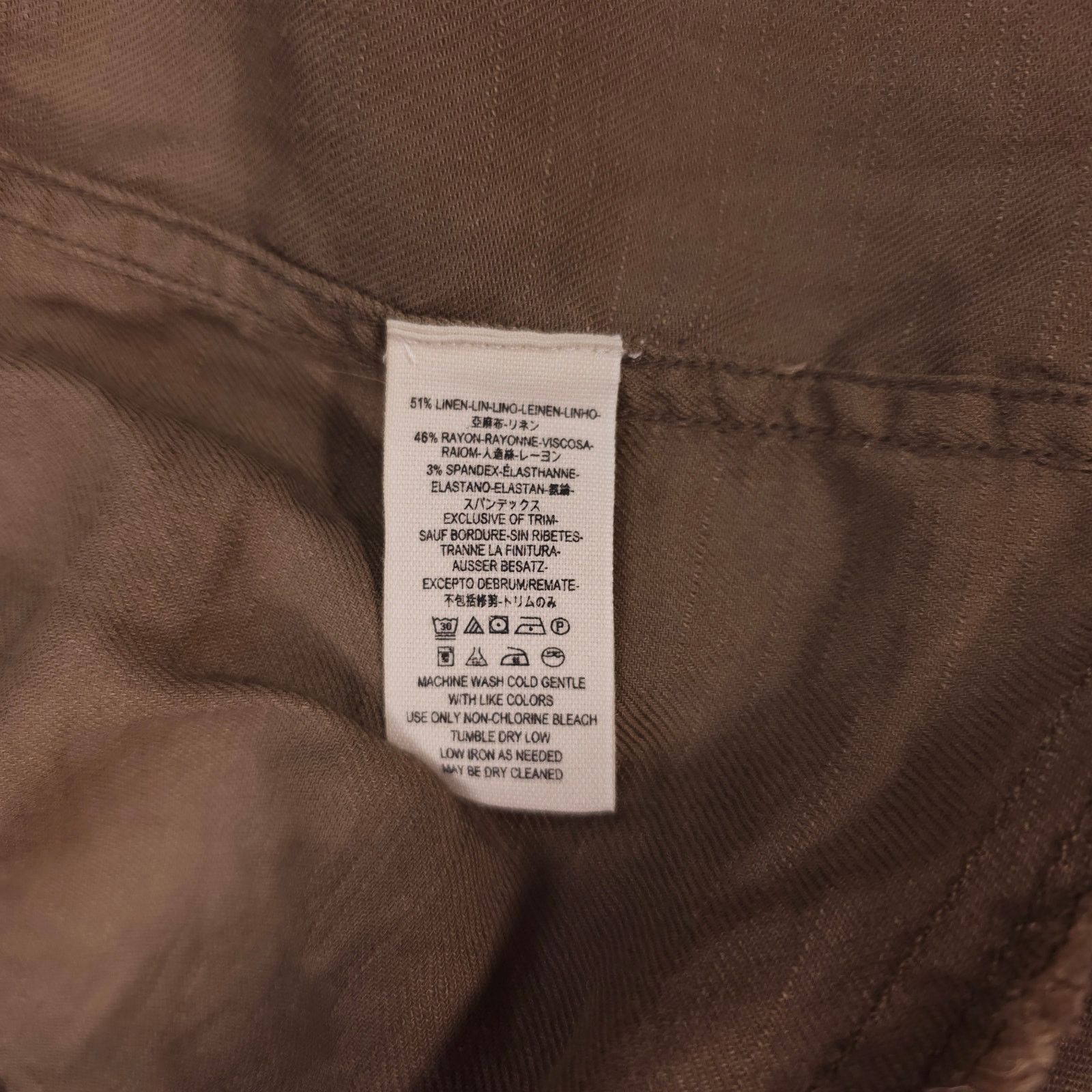 Free People Free People Raw Femme Linen Jacket Olive Sz Small Size S / US 4 / IT 40 - 8 Thumbnail