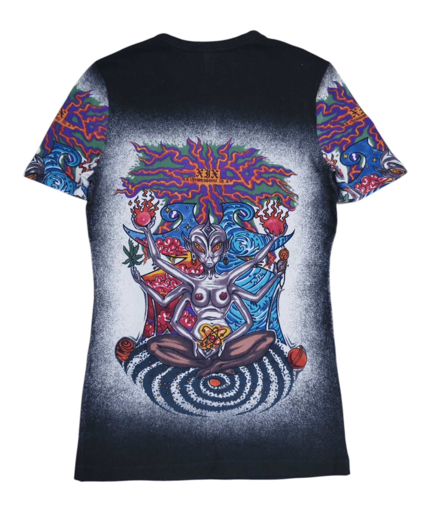 Other XIX chromosome in psychedelic women t-shirt Size S / US 4 / IT 40 - 3 Thumbnail