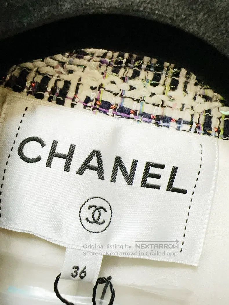 Chanel Chanel 18S Waterfall Series Silver Mixed Colour Knitted Co Size XS / US 0-2 / IT 36-38 - 6 Thumbnail