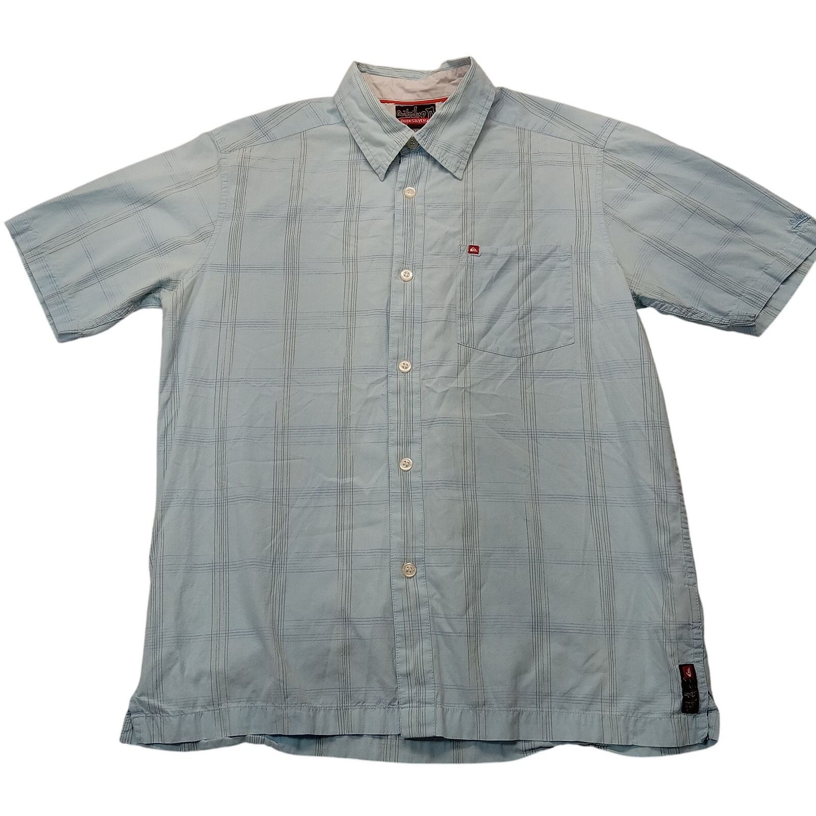 Quicksilver Quick Silver Shirt S Men's Short Sleeve Button Front Plaid Size US S / EU 44-46 / 1 - 1 Thumbnail