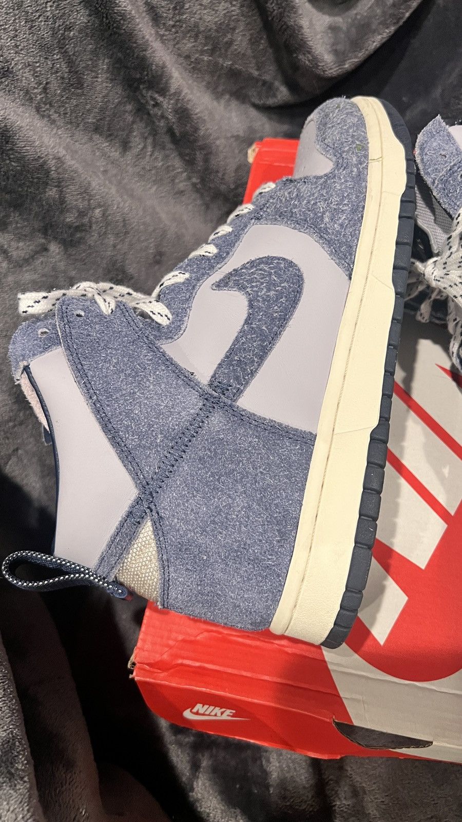 Nike × Notre Notre x Nike Dunk High “Midnight Navy” Size US 8.5 / EU 41-42 - 7 Thumbnail
