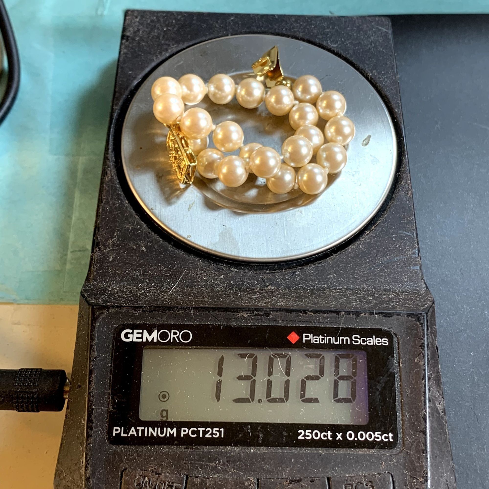 Other VTG Faux Pearl 6.75mm Width Bracelet Box Catch Size 8.25'' L Size ONE SIZE - 10 Thumbnail