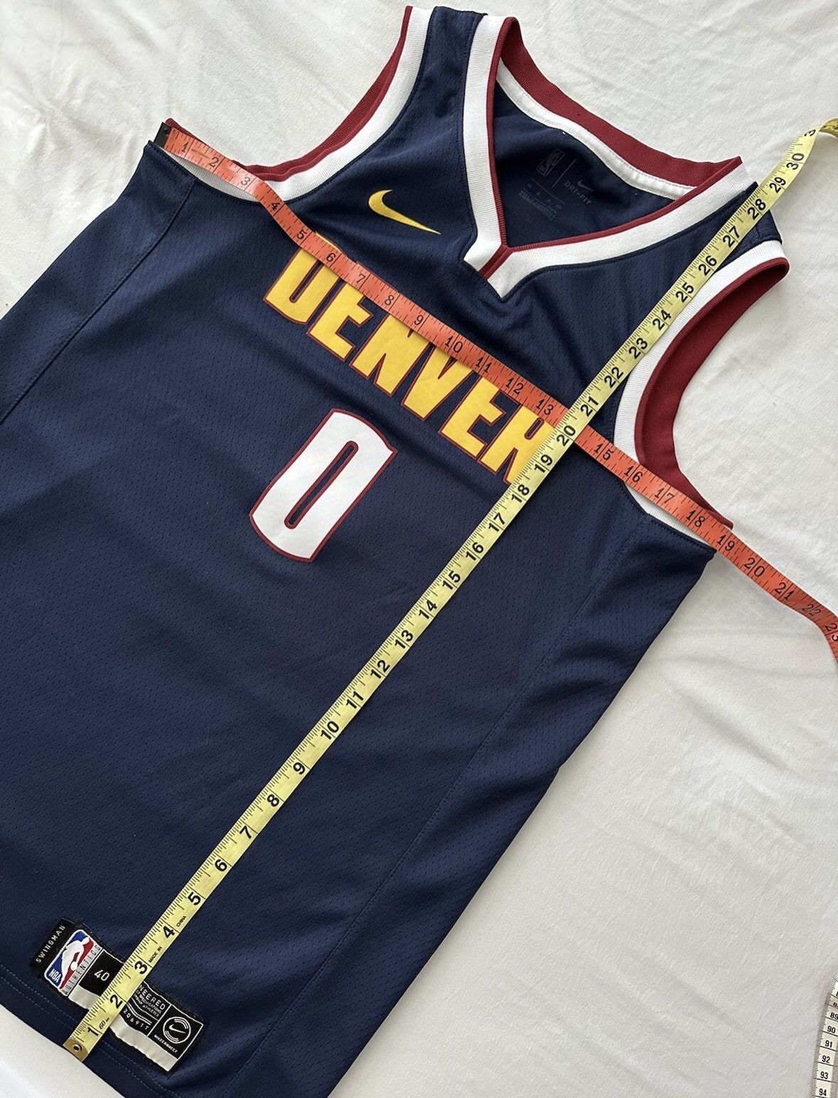 NBA × Nike × Vintage Denver Nuggets Thomas Nike Jersey Size US M / EU 48-50 / 2 - 7 Thumbnail