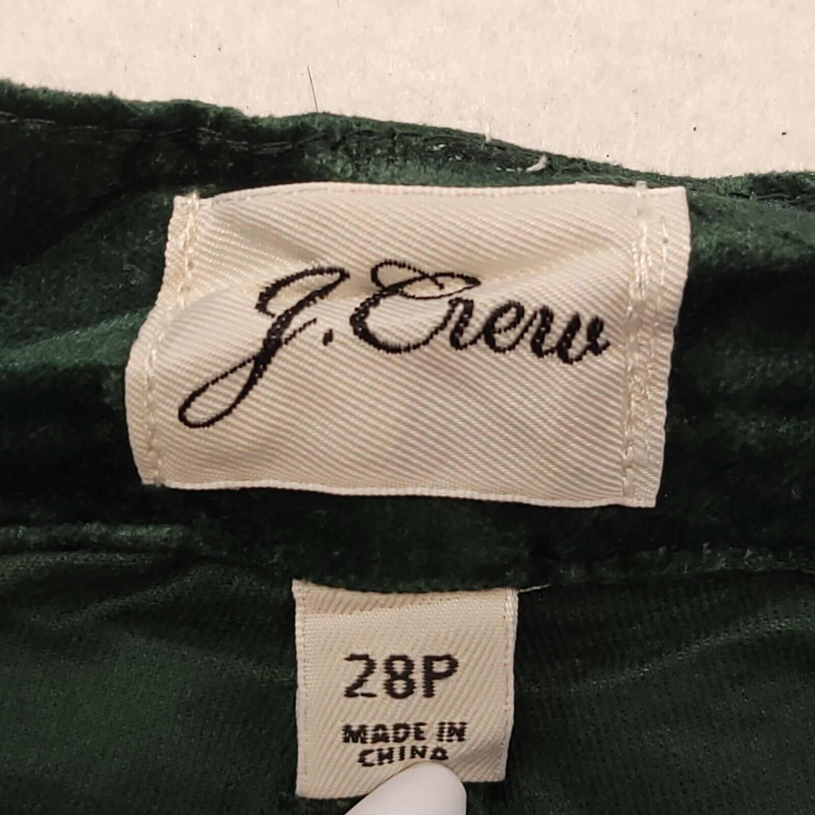 J.Crew J Crew Casual Button Medium Wash Pants Womens Size 28 Green Size 28" / US 6 / IT 42 - 3 Thumbnail