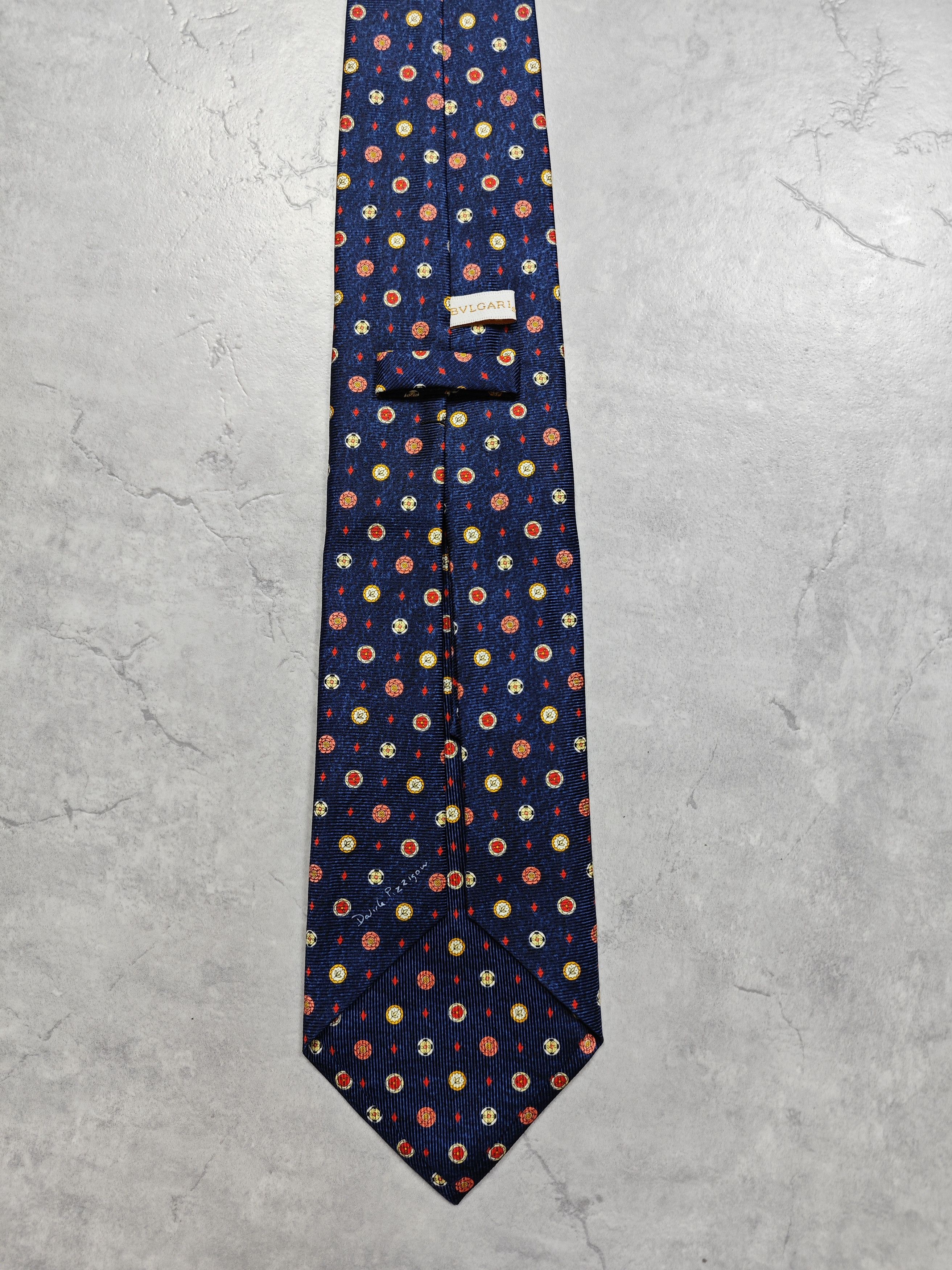Bvlgari Bvlgari Silk Tie Size ONE SIZE - 3 Thumbnail
