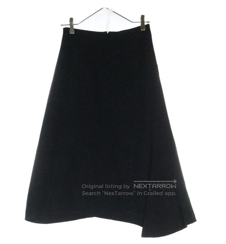 Comme des Garcons Comme Des Garcons size S Side zipper skirt, black Size 23" - 2 Thumbnail
