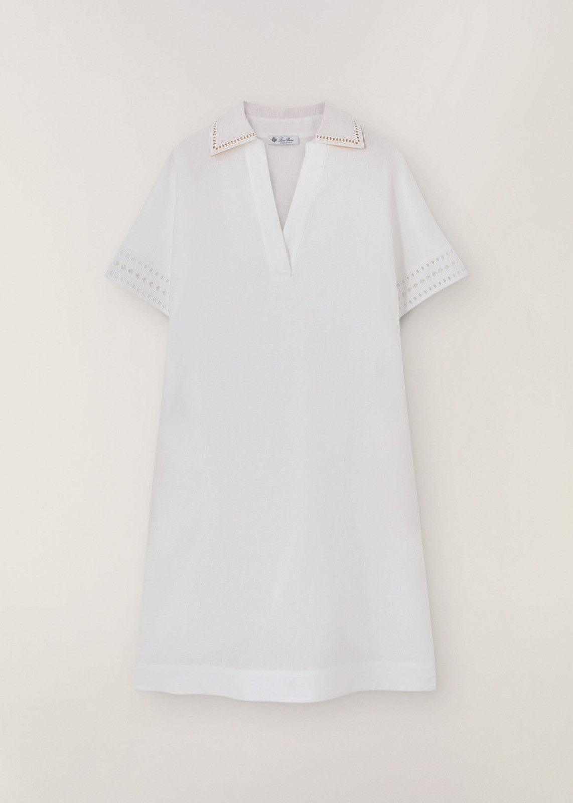 image of Loro Piana O1Srvl11E0424 Dress In White, Women's (Size Medium)